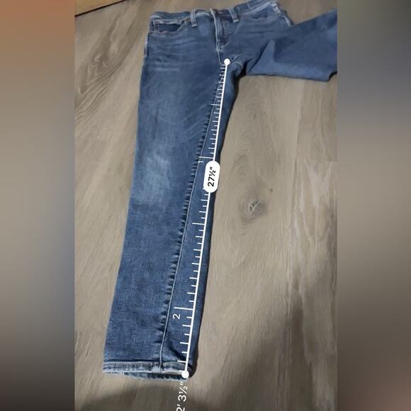 Madewell 10" High-Rise Skinny Jeans in a Medium Wash Sz 28 - Picture 10 of 10